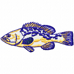 Fishes Embroidery Design 4 Fishes Embroidery Design 4